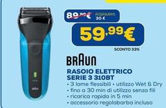Braun - Rasoio Elettrico Serie 3 310BT