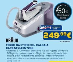 Braun - Ferro Da Stiro Con Caldaia Care Style IS 7266
