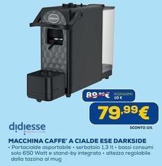 Didiesse - Macchina Caffe' A Cialde Ese Darkside