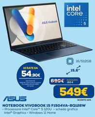 Asus - Notebook Vivobook 15 F1504VA-BQ126W