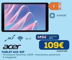 Acer - Tablet A10-31P