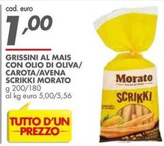 Morato - Grissini Al Mais Con Olio Di Oliva/Carota/Avena Scrikki