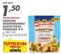 Panealba - Crostini Mediterraneo/ Gusto Pizza X 6