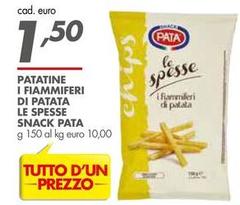 Pata - tine I Fiammiferi Di ta Snack