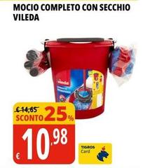 Vileda - Mocio Completo Con Secchio