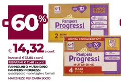 Pampers - Pannolini O Mutandino Progressi