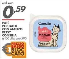 Consilia - Pate Per Gatti Con Manzo