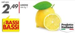 Bassi - Limoni