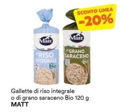 Matt - Gallette Di Riso Integrale O Di Grano Saraceno Bio