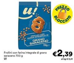 U! - Frollini Con Farina Integrale Di Grano Saraceno