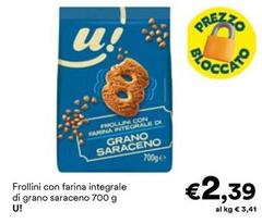 U! - Frollini Con Farina Integrale Di Grano Saraceno
