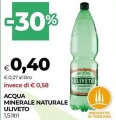 Uliveto - Acqua Minerale Naturale