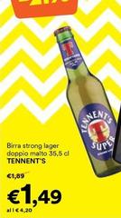 Tennent's - Birra Strong Lager Doppio Malto