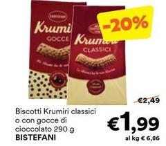 Bistefani - Biscotti Krumiri Classici O Con Gocce Di Cioccolato