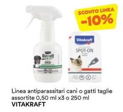Vitakraft - Linea Antiparassitari Cani O Gatti Taglie