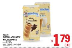 Mulino Bianco - Flauti Cioccolato/Latte