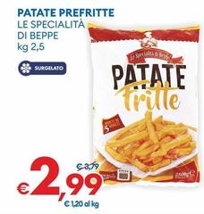 Le Specialità Di Beppe - Patate Prefritte