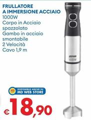 Zephir - Frullatore A Immersione Acciaio 