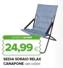 Sedia Sdraio Relax Canapone