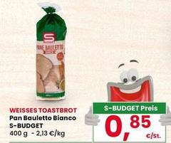 S budget - Pan Bauletto Bianco
