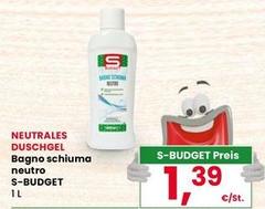 S budget - Bagno Schiuma Neutro