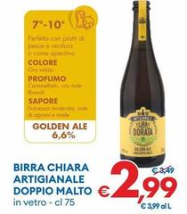 Birra Chiara Artigianale Doppio Malto