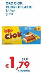 Saiwa - Oro Ciok Cuore Di Latte