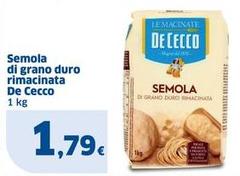 De Cecco - Semola Di Grano Duro Rimacinata