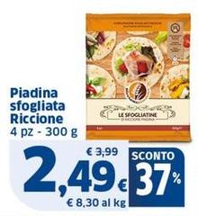 Riccione piadina - Piadina Sfogliata