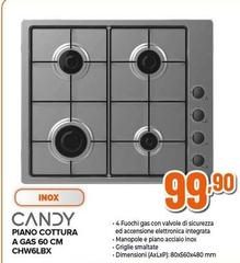 Candy - Piano Cottura A Gas 60 Cm CHW6LBX