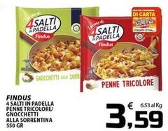 Findus - 4 Salti In Padella Penne Tricolore/Gnocchetti Alla Sorrentina