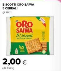 Saiwa - Biscotti Oro 5 Cereali