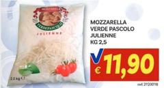 Mozzarella Verde Pascolo Julienne