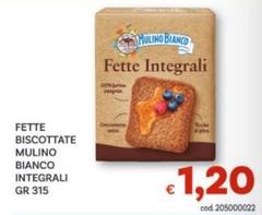 Mulino Bianco - Fette Biscottate  Integrali