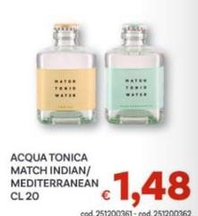 Acqua Tonica Match Indian/ Mediterranean