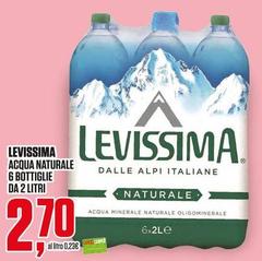 Levissima - Acqua Naturale G Bottiglie