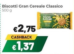 Gran cereale - Biscotti Gran Cereale Classico