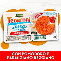 Teneroni - Riso al salto con pomodoro e Parmigiano Reggiano