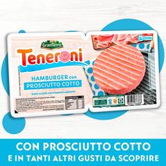Teneroni - Hamburger con Prosciutto Cotto