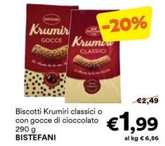 Bistefani - Biscotti Krumiri Classici O Con Gocce Di Cioccolato