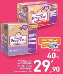 Pampers - Pannolini, Mutandino Progressi