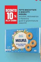 Misura - Fette Biscottate O Biscotti
