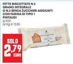 Solo - Fette Biscottate N.2 Grano Integrale O N.3 Senza Zuccheri Aggiunti Con Farina Di Tipo 1