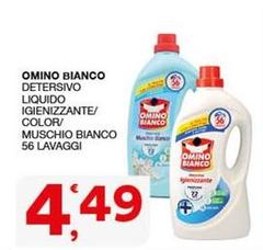 Omino Bianco - Detersivo Liquido Igienizzante/ Color/ Muschio Bianco