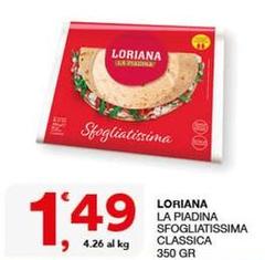Loriana - La Piadina Sfogliatissima Classica