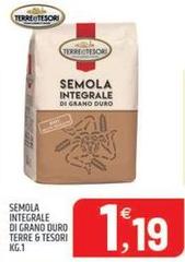Terre e tesori - Semola Integrale Di Grano Duro