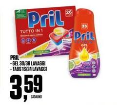 Pril - Gel 30/38 Lavaggi/Tabs 16/24 Lavaggi