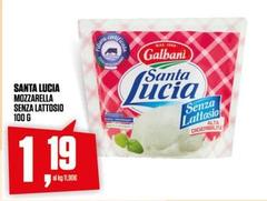 Galbani - Santa Lucia Mozzarella Senza Lattosio