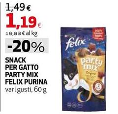 Purina - Snack Per Gatto Party Mix Felix