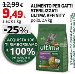 Ultima - Alimento Per Gatti Sterilizzati Affinity